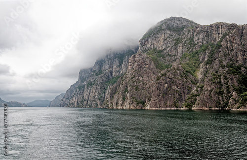 Scenic view in Lysefjord - Stavanger, Norway