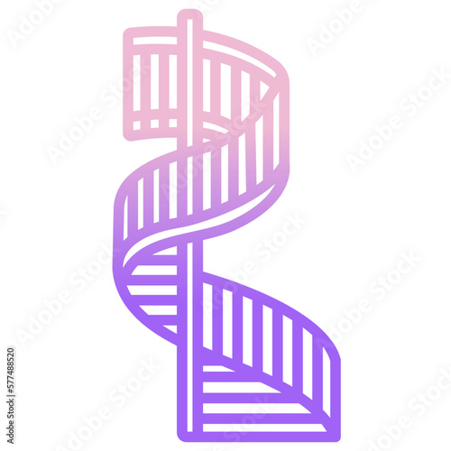 spiral staircase icon