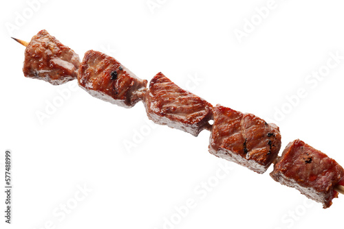 Valokuvatapetti Barbecue meat skewer