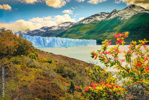 Dramatic Perito Moreno Glacier and lake, Lake Argentina, Patagonia, El Calafate photo