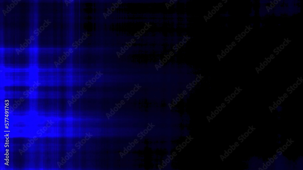 Background of checkered light rays. Motion. Colored rays flash in space on black background. Intersecting light beams flicker in motion