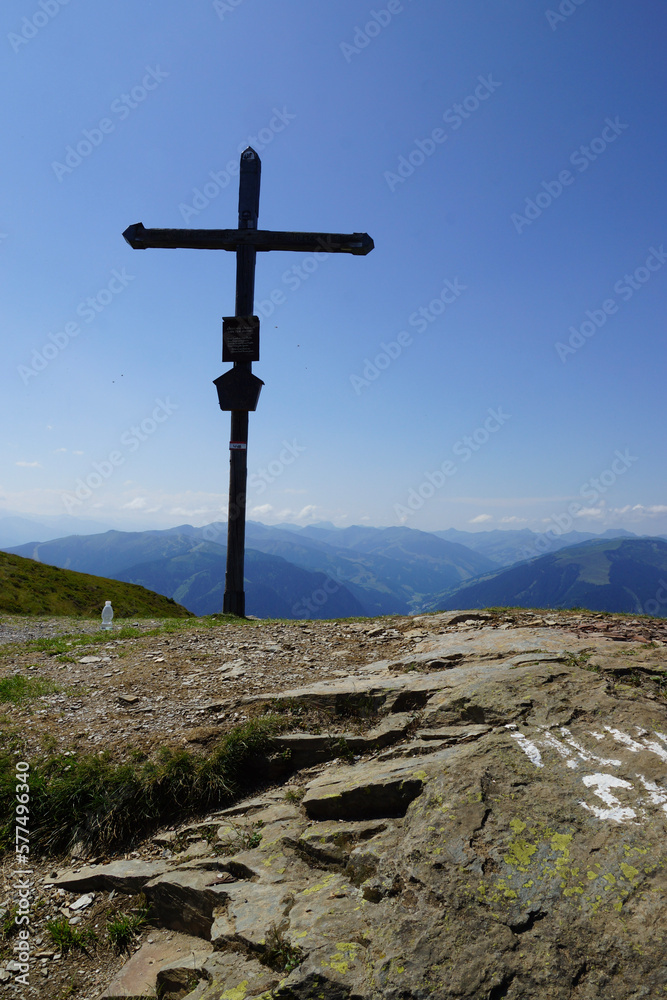 cross in the mountains cross in the mountains