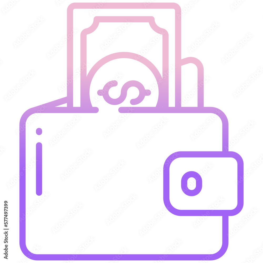 Fototapeta premium Wallet icon