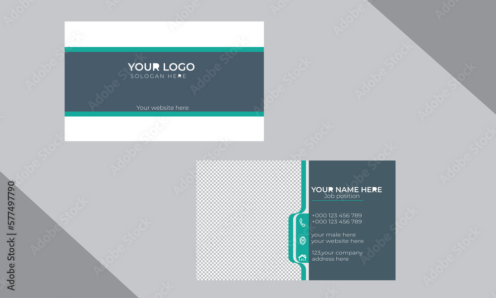 Modern Business Card - Creative and Simple Business Card Template.