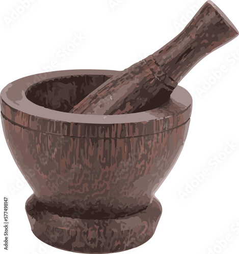 spices in a mortar and pestle,fantasy ,nice effect, powder color kitchen cook Generative AI