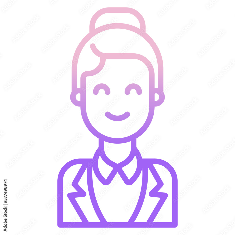 Obraz premium Woman avatar icon