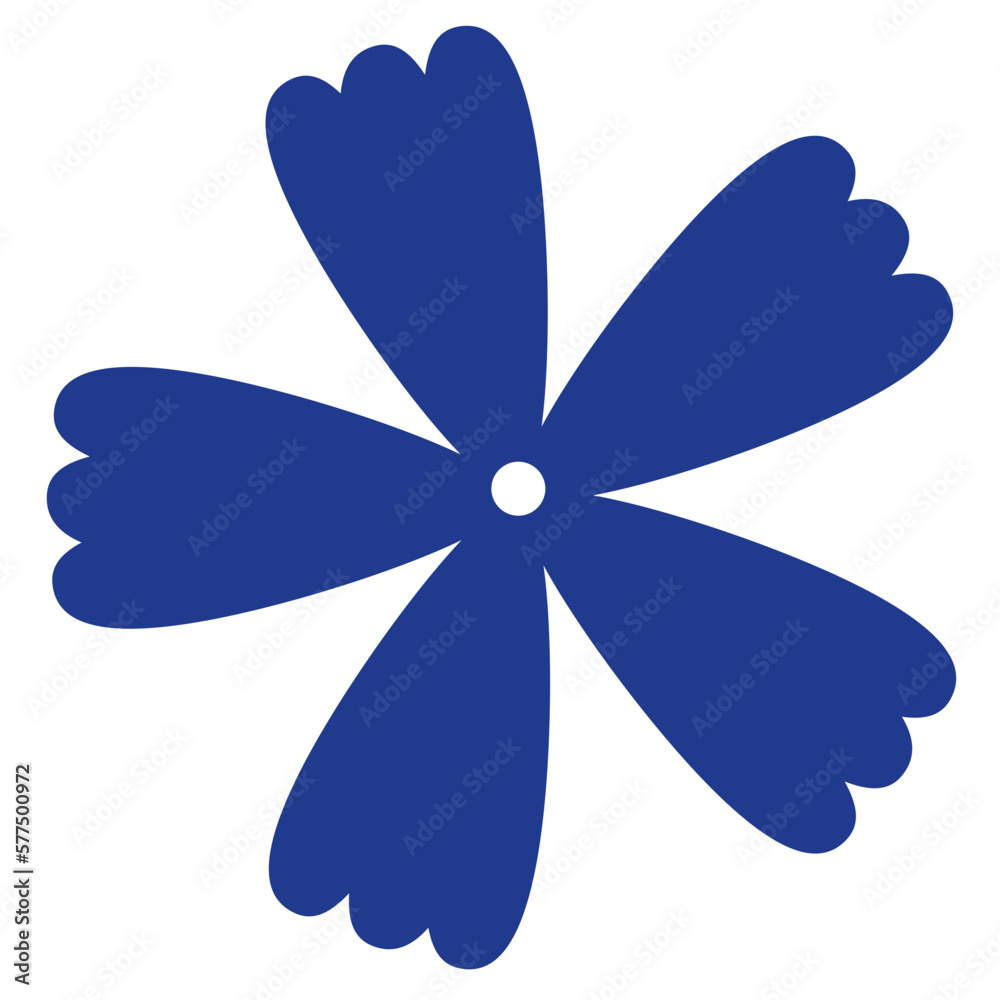 Flower shape illustration Flower shape illustration