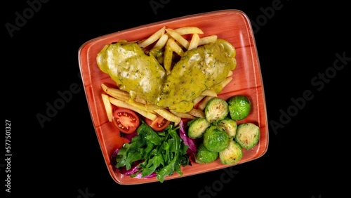 Cafe De Paris Chicken with Sauce