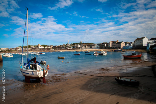 Konstfotografi Isles of Scilly harbour in english summer, United Kingdom