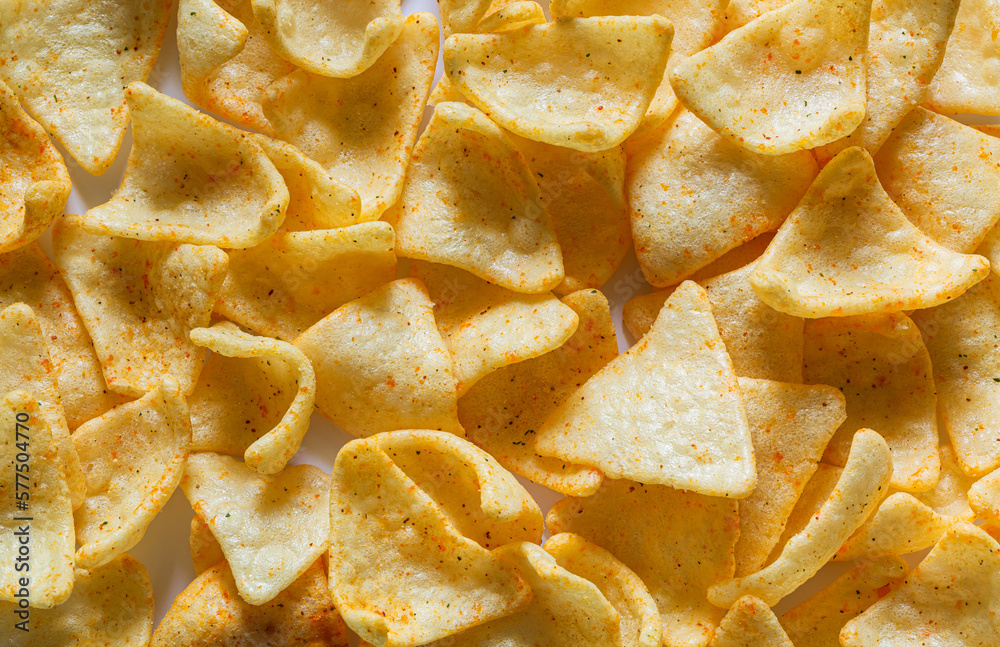 Macro Potato Chips,Crispy potato chips texture background top view,Potato Chip,Prepared Potato,Eating,Textured,Backgrounds,Close-up Macro Potato Chips,Crispy potato chips texture background top view,Potato Chip,Prepared Potato,Eating,Textured,Backgrounds,Close-up
