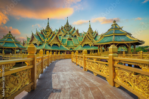 Photography ancient city in thailand,The Ancient City Park, Muang Boran in Samut Prakan prov