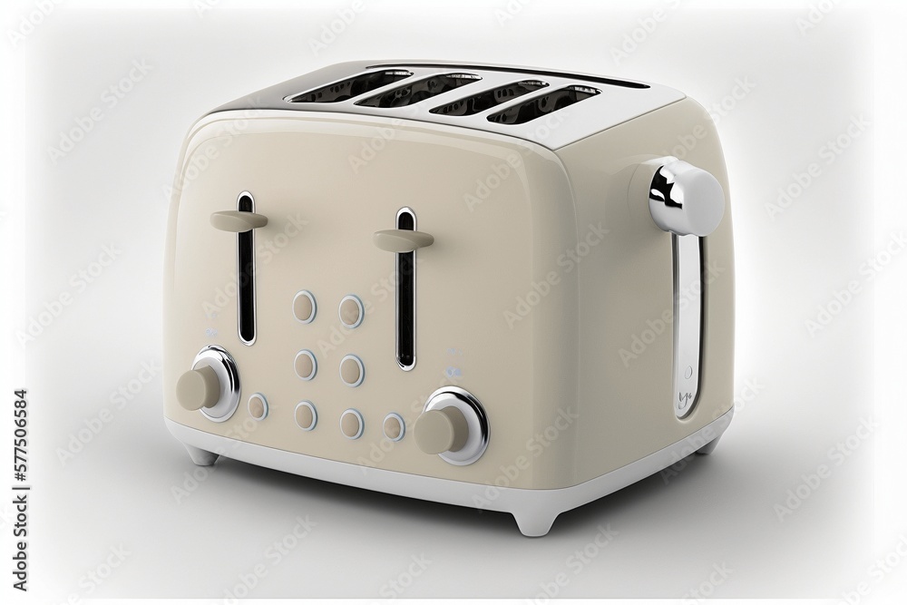 Isolate Toaster on White Background