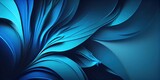 Abstract blue background. Generative AI