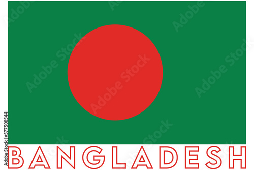 Bangladesh Text Design, Bangladesh flag