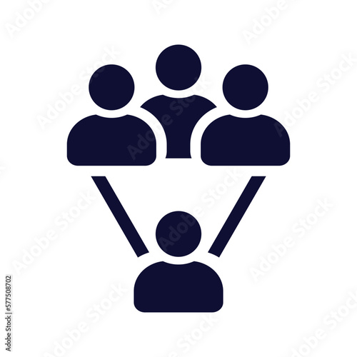 business meeting icon vector