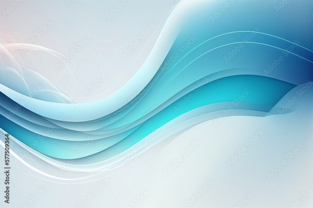 Fototapeta premium abstract blue wave background