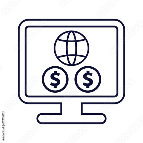 crowd funding icon vector