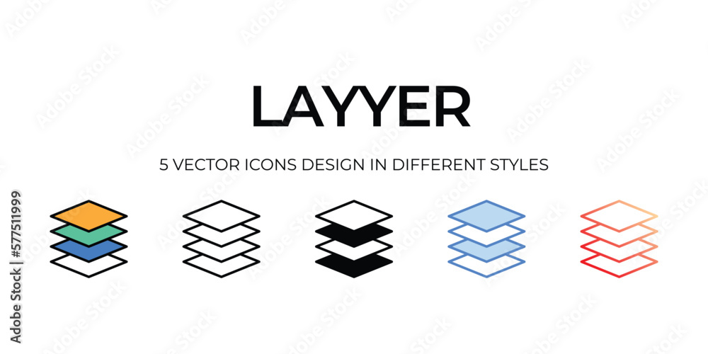 layyer Icon Design in Five style with Editable Stroke. Line, Solid, Flat Line, Duo Tone Color, and Color Gradient Line. Suitable for Web Page, Mobile App, UI, UX and GUI design. layyer Icon Design in Five style with Editable Stroke. Line, Solid, Flat Line, Duo Tone Color, and Color Gradient Line. Suitable for Web Page, Mobile App, UI, UX and GUI design.