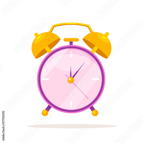 Alarm clock concept vector illustration