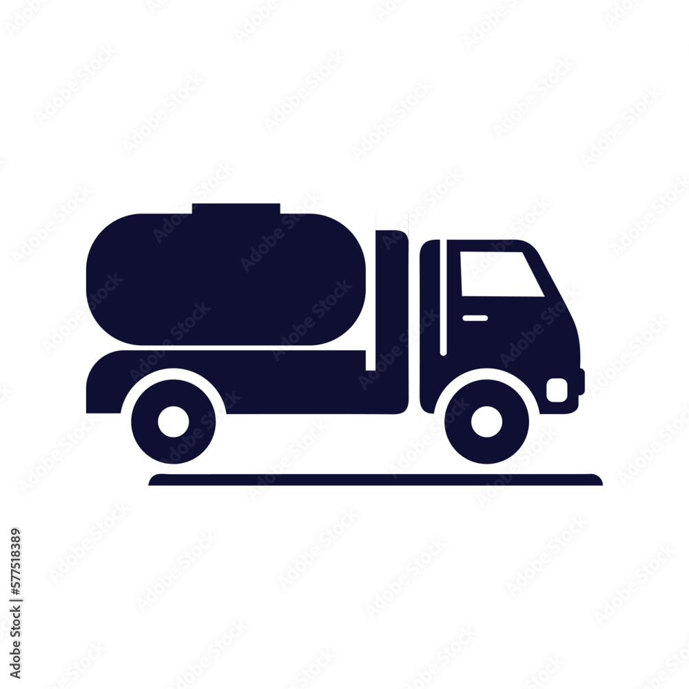 fuel container truck icon