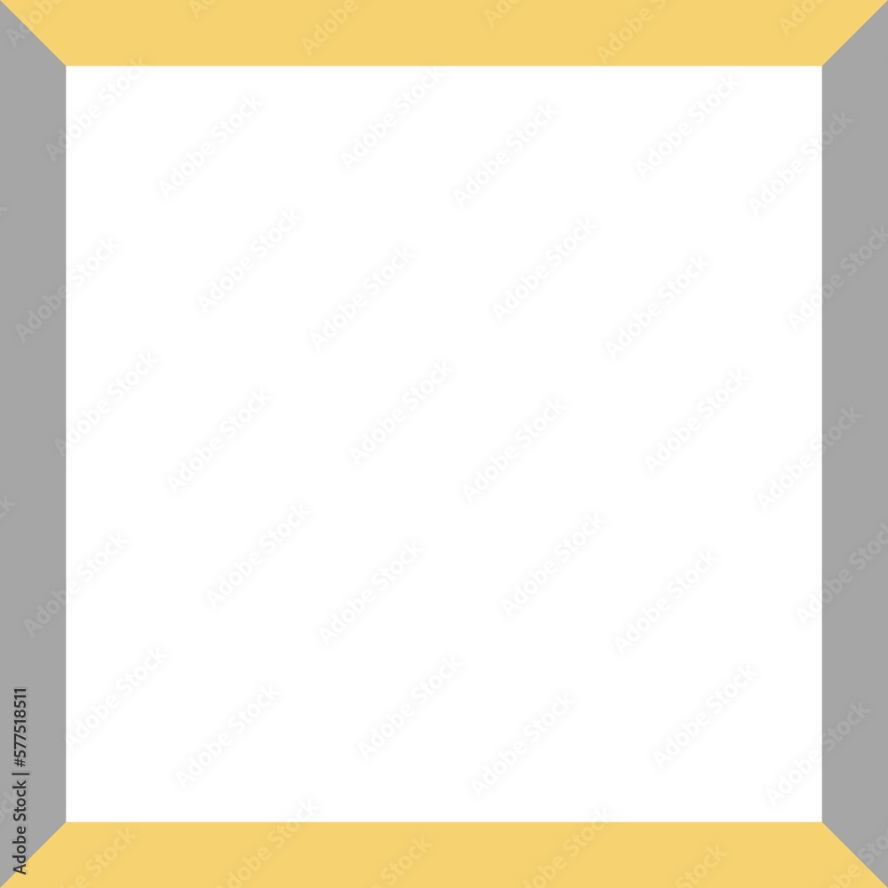 Artistic square border and frame Artistic square border and frame