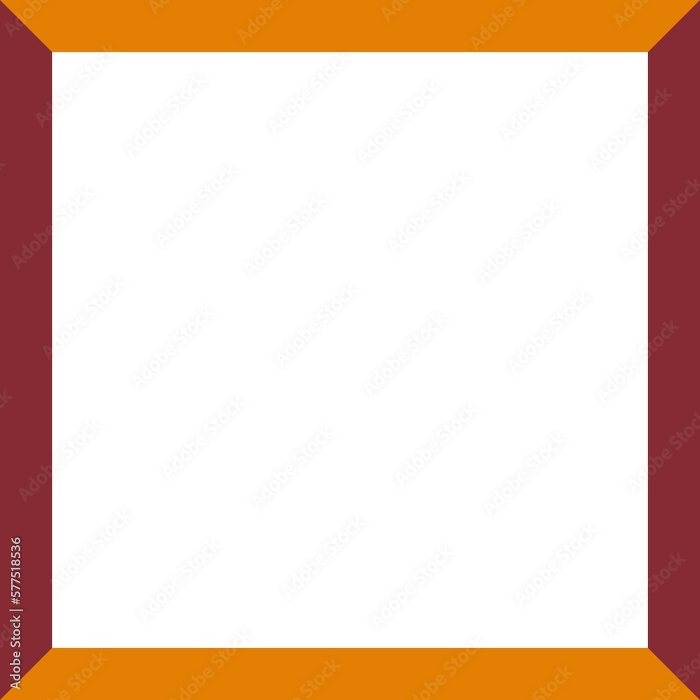 Artistic square border and frame Artistic square border and frame