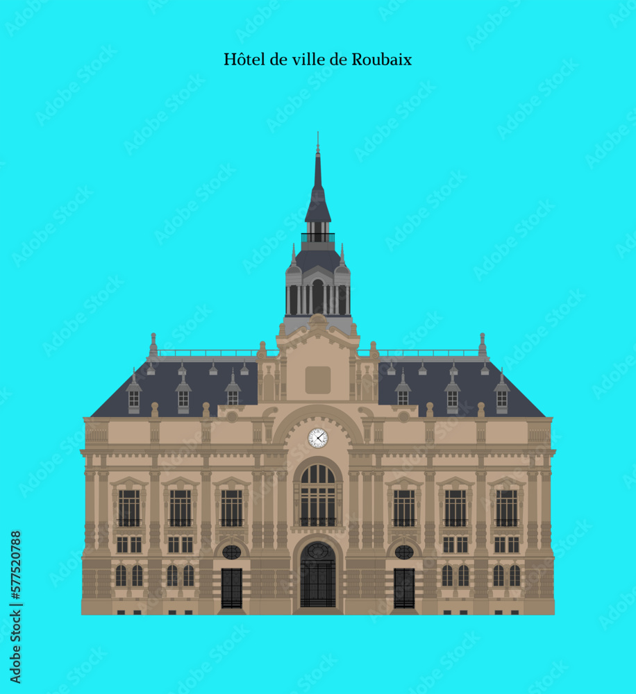 Hôtel de ville de Roubaix, France
Roubaix Town Hall