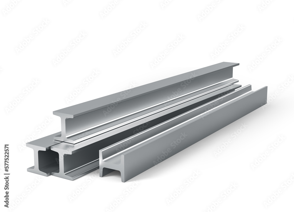 Rolled metal on a white background. 3d illustration Rolled metal on a white background. 3d illustration