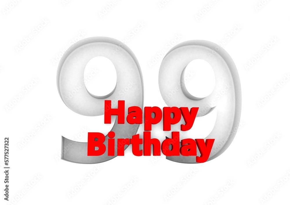Happy Birthday with big relief number Happy Birthday with big relief number