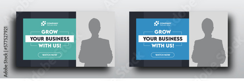 Business growing tips youtube video thumbnail or web banner
