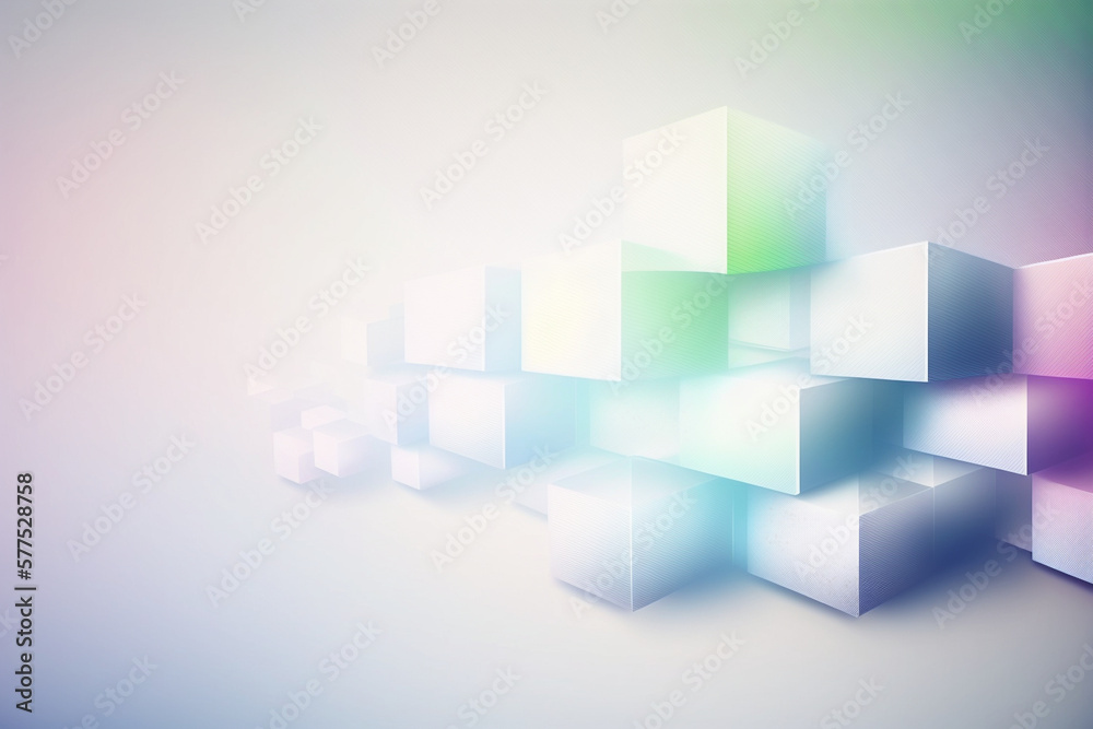 soft 3d iridescent cubes background for website or corporate presentation soft 3d iridescent cubes background for website or corporate presentation