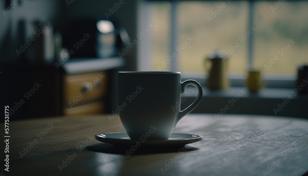 Obraz premium drink, cup of tea, coffee, home, breakfast Generative AI, Generativ, KI