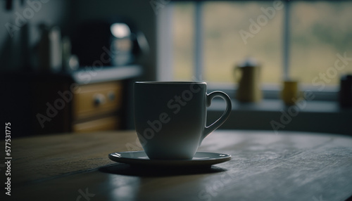 drink, cup of tea, coffee, home, breakfast Generative AI, Generativ, KI