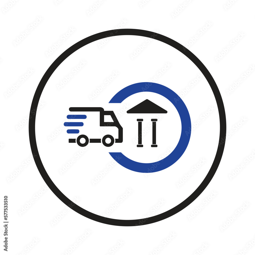 fast grocery delivery icon