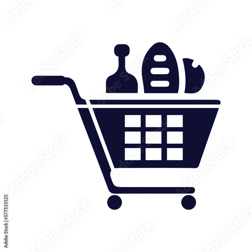grocery shopping icon