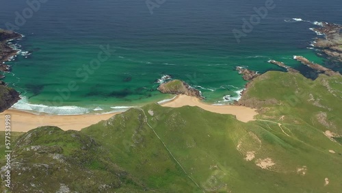 Murder Hole Beach in Sumer Day, Donegal, Ireland photo