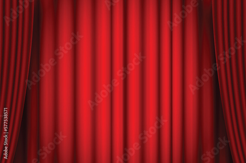 circus theatre red curtain backdrop