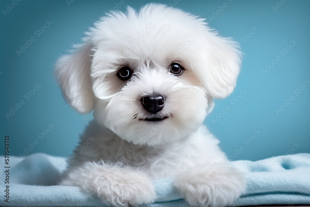 white puppy white puppy