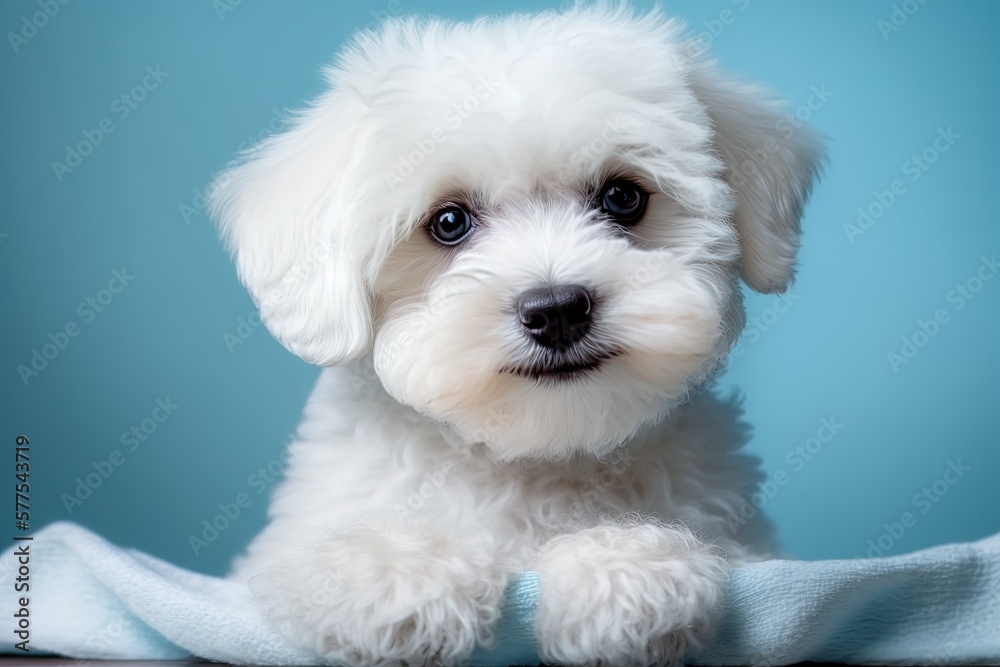 white puppy white puppy