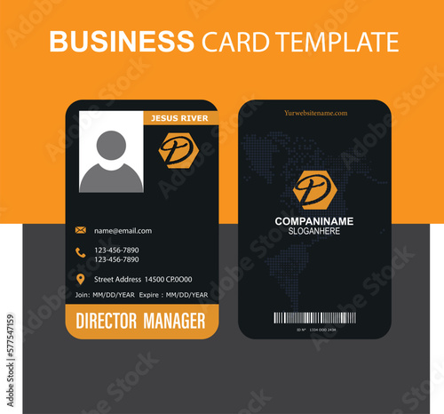 card template