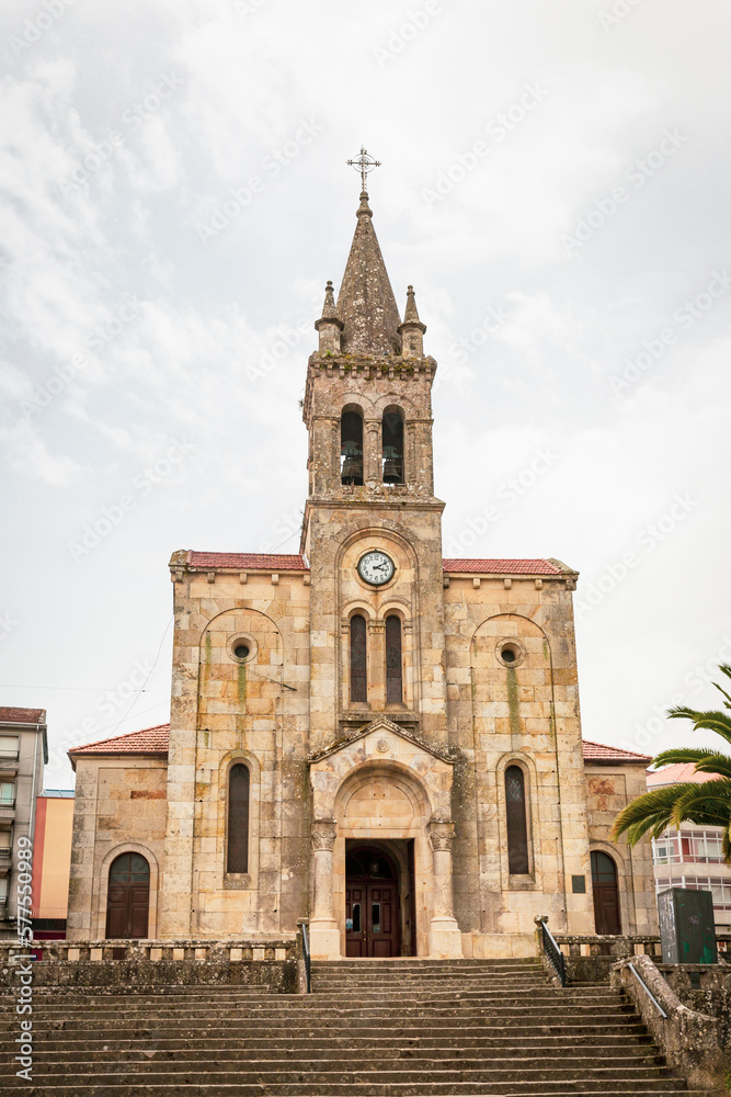 Church of Santa Maria das Dores in Lalin, province of Pontevedra, Galicia, Spain