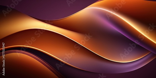 A gradient abstract background in shades of dark orange, brown, and purple with room for design, perfect for Halloween and Thanksgiving, Generative AI