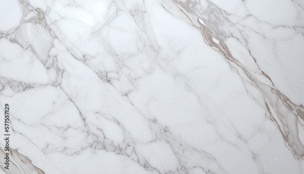Close up of white marble texture background, Generative AI