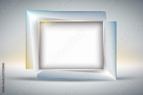 Frame on light background