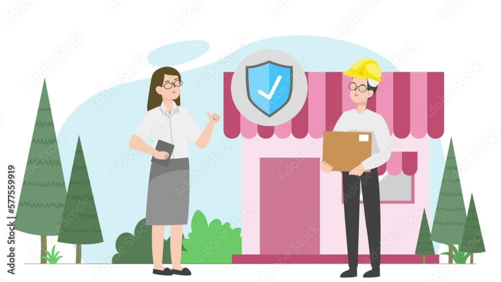 Engineers deliver goods to customers Engineers deliver goods to customers