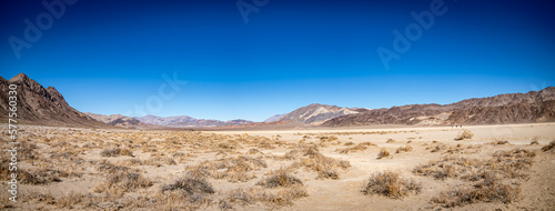 The desert landscape showing a harsh yet beautiful environment
