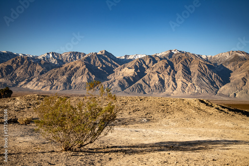 The desert landscape showing a harsh yet beautiful environment