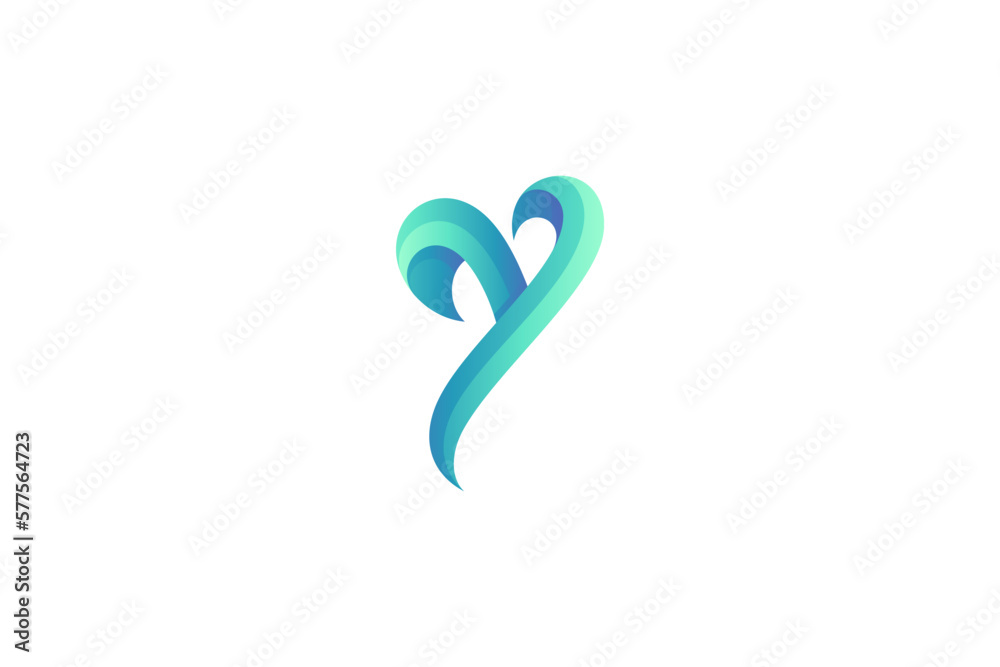 y letter design logo with green color gradient y letter design logo with green color gradient