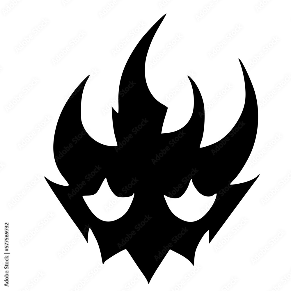 black and white of icon shape black and white of icon shape