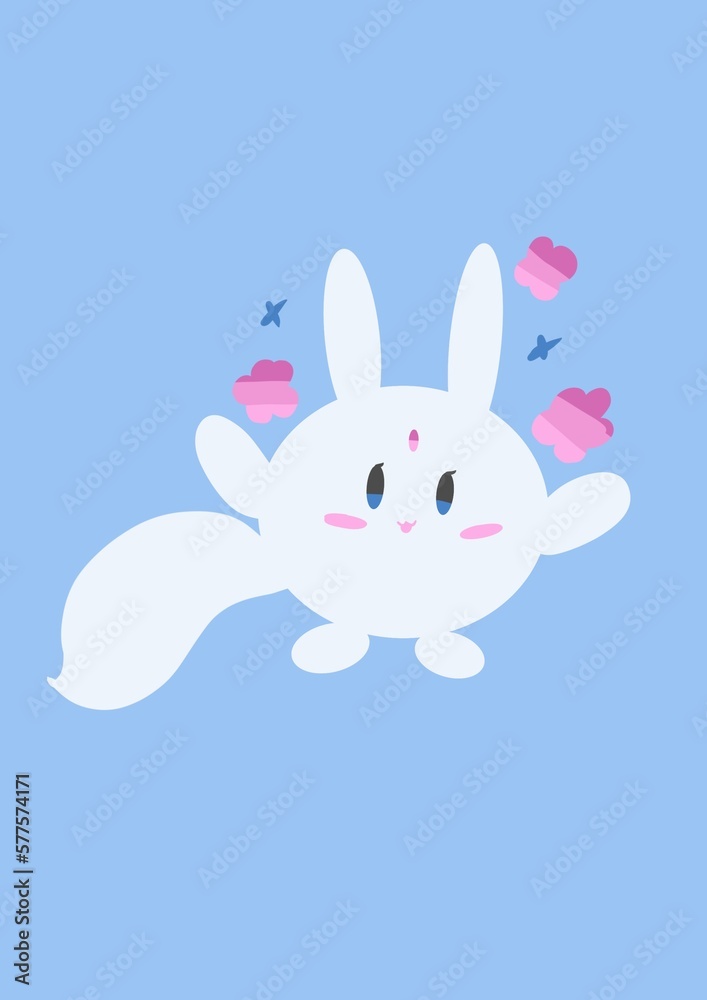 rabbit with heart rabbit with heart